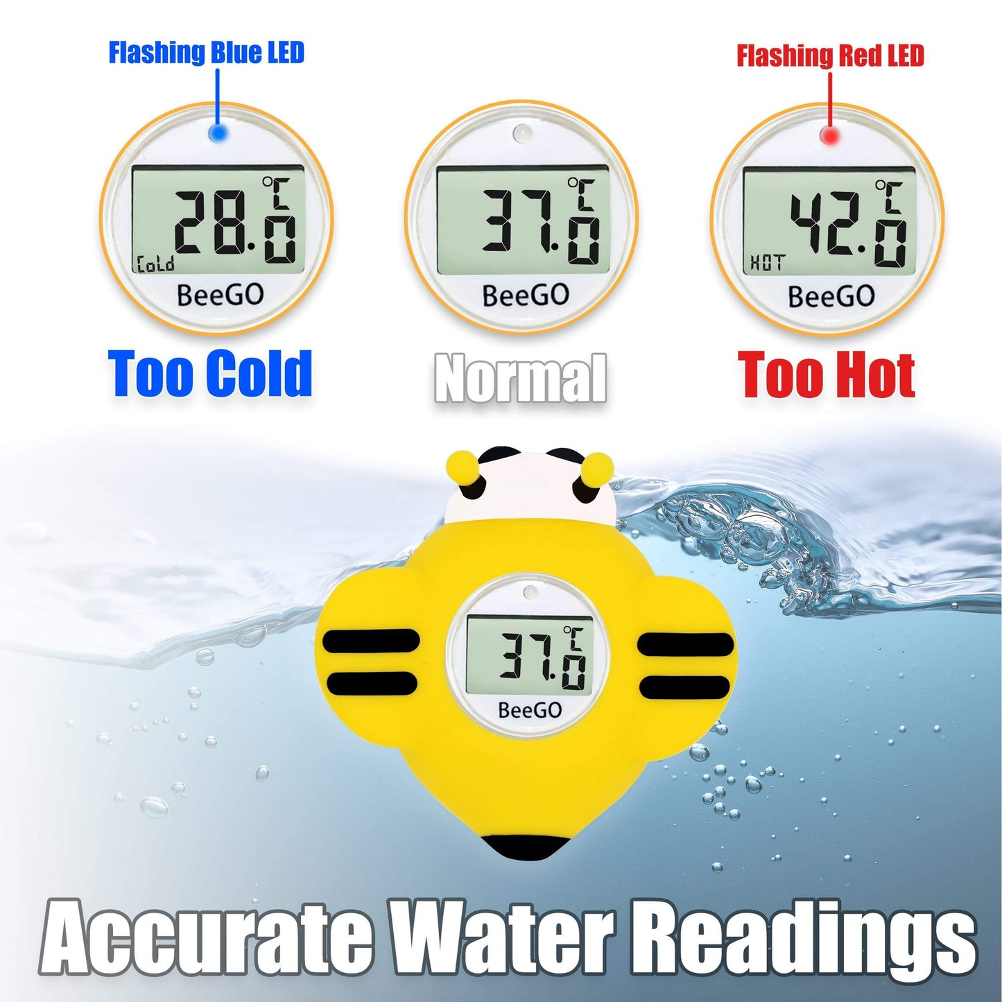 BeeGo Baby Bath Thermometer - Beego Child Safety Products