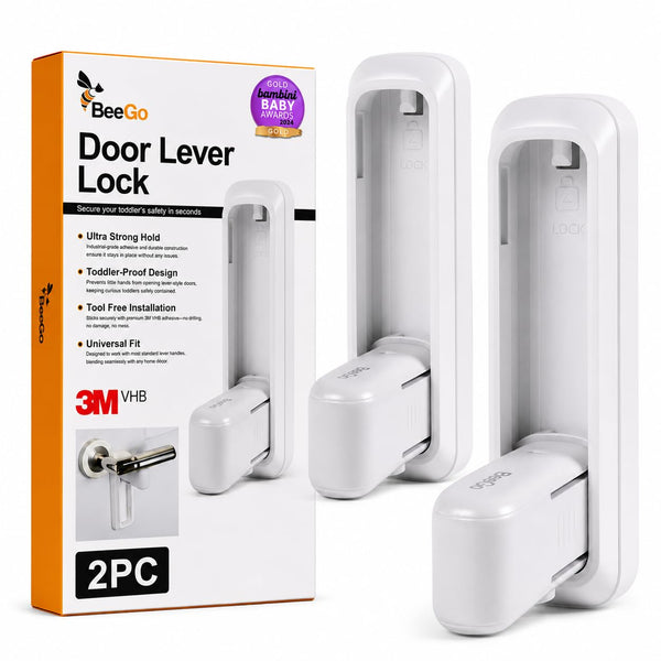 BeeGo Child Door Handle Locks (2 Pack)