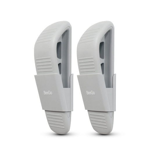 BeeGo Door Stop Rubber Wedges, Heavy Duty, Non Slip (2 Pack)