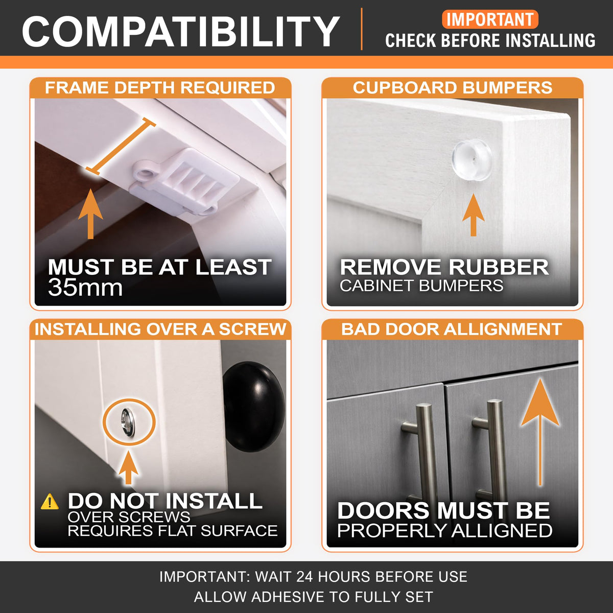 Child Safety Cupboard Locks 6 Pack